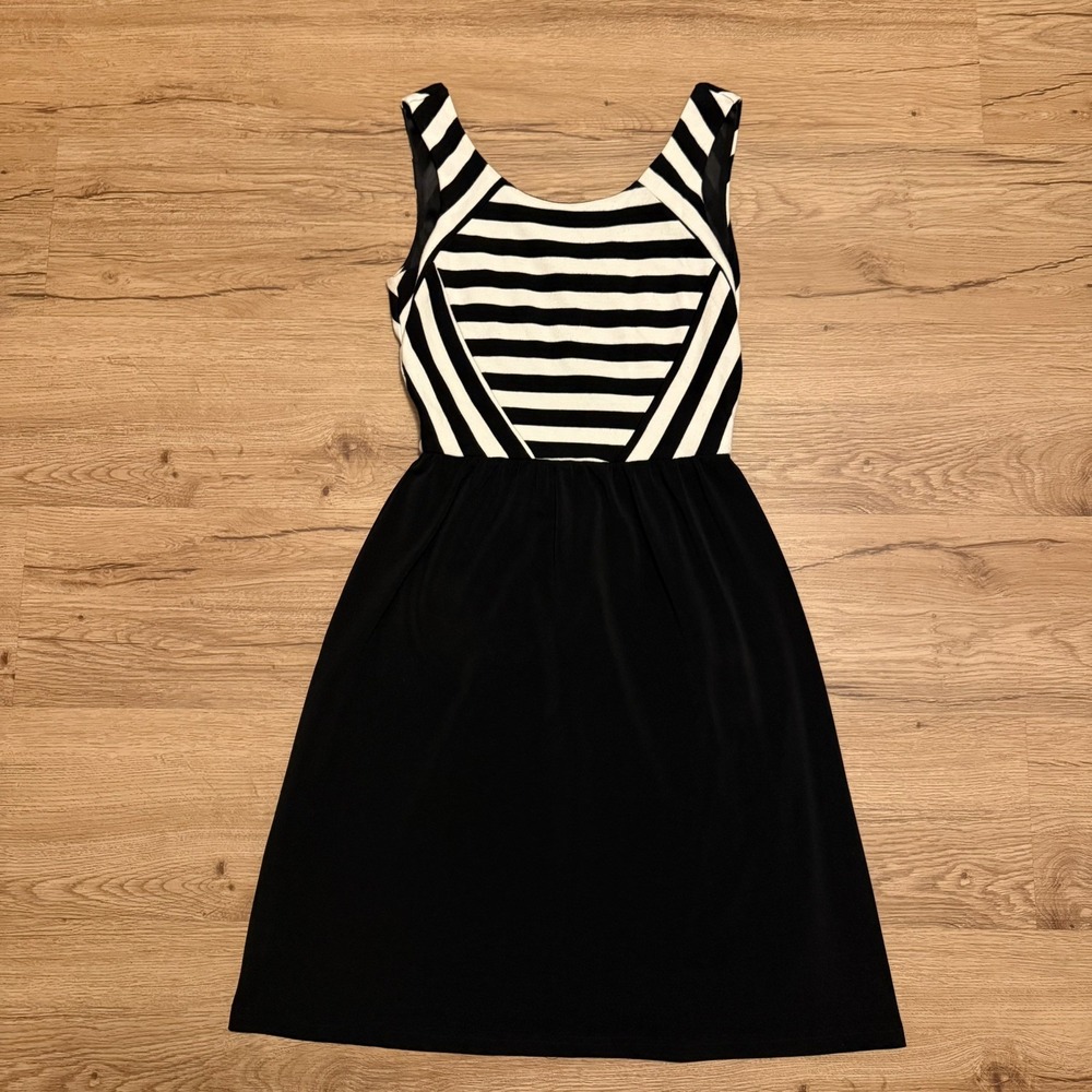 Antonio Melani Black/White Dress, Womens Size 0‎